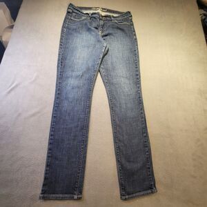 Old Navy Sweet Heart Womens Size 10 Blue Straight Leg Jeans Stretch Denim